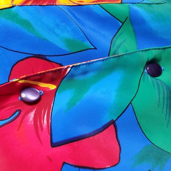 Fun Cool Vintage Tropical Shirt Blouse, Great for Summer ☀️ - Picture 6 of 7